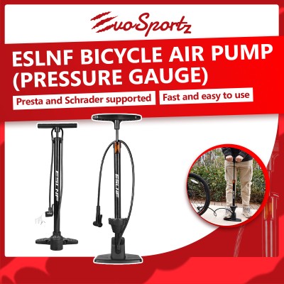 ESLNF Bicycle Air Pump (Pressure Gauge)