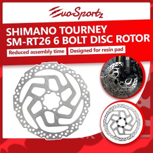 Shimano Tourney SM-RT26 6 Bolt Disc Rotor