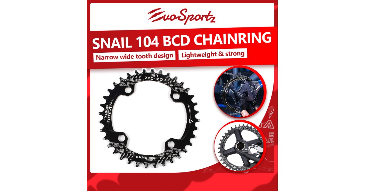 Snail oval store chainring