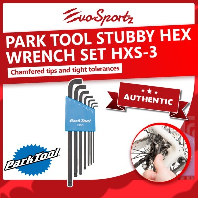 Park Tool Stubby Hex Wrench Set HXS-3